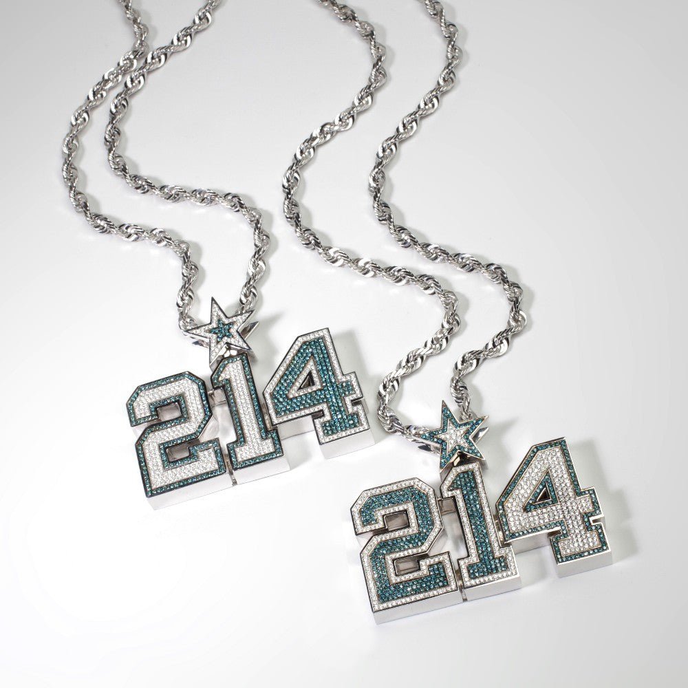 Dallas cowboys fashion cross necklace