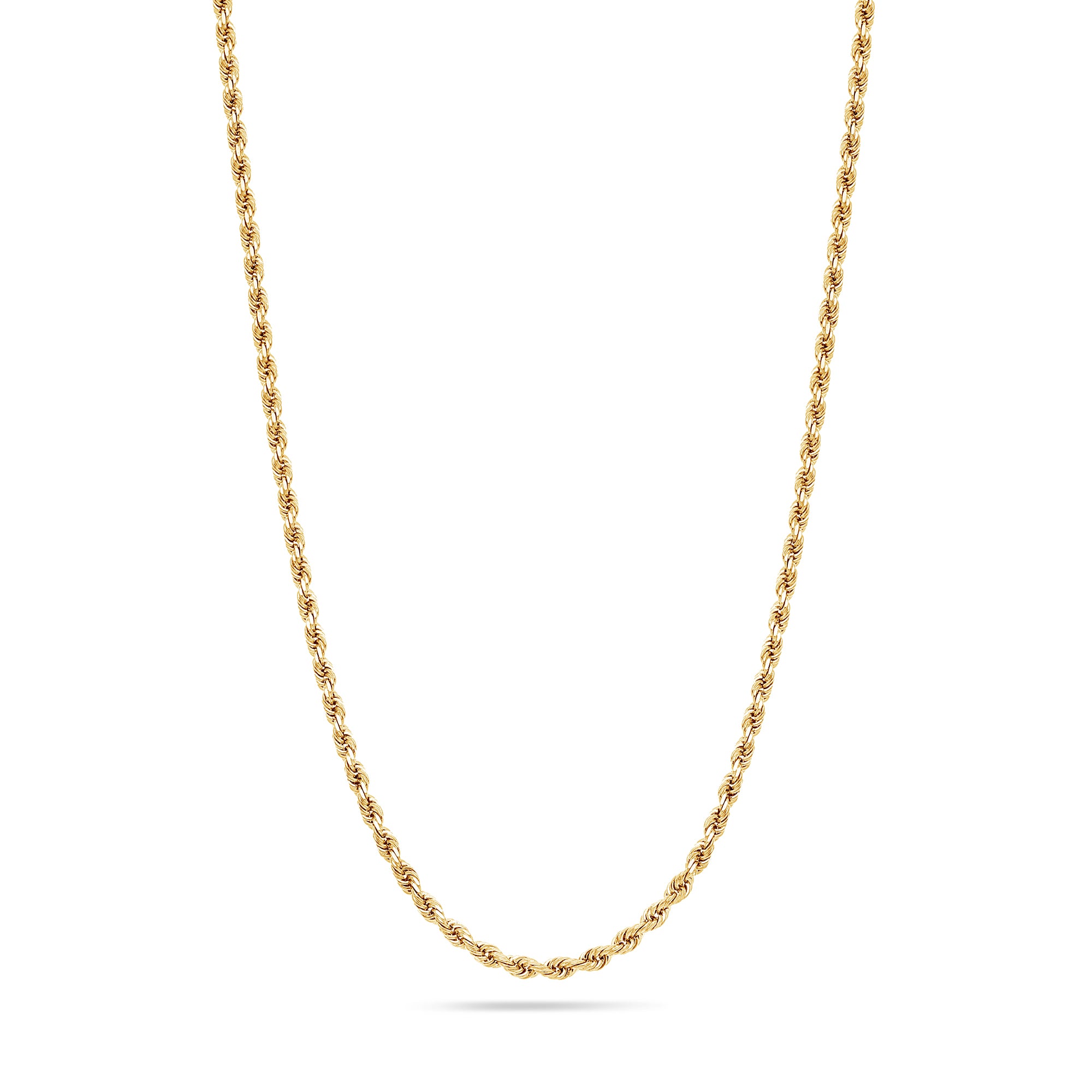 Gold Chain sold Rope Chain 20in 2mm and Cross