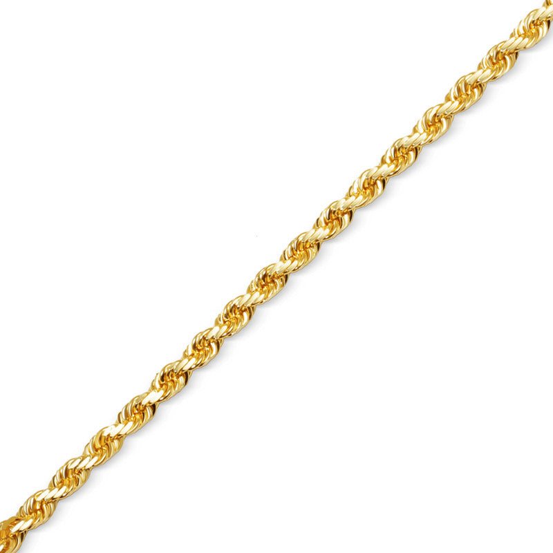Gold Rope Chain (7mm) - If & Co. 14K Yellow Gold / 24 inch