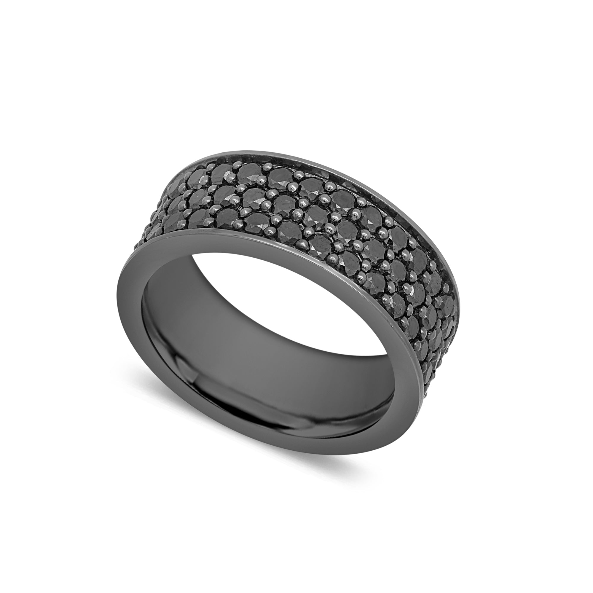 Custom black diamond on sale ring