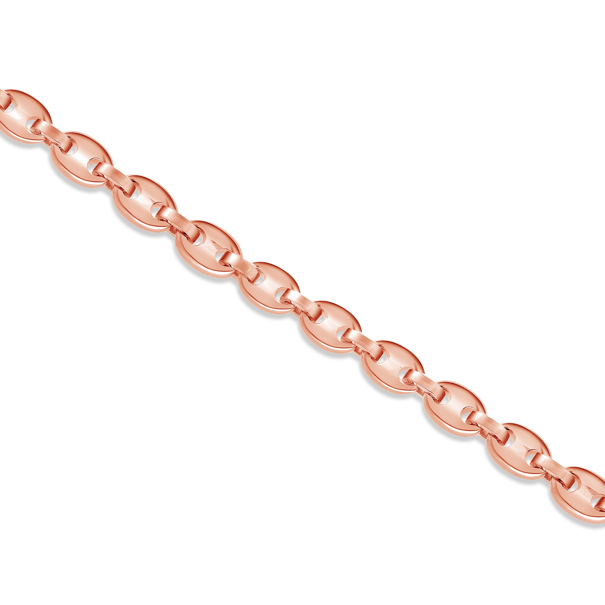 Gold Ocean Link Bracelet (9mm)