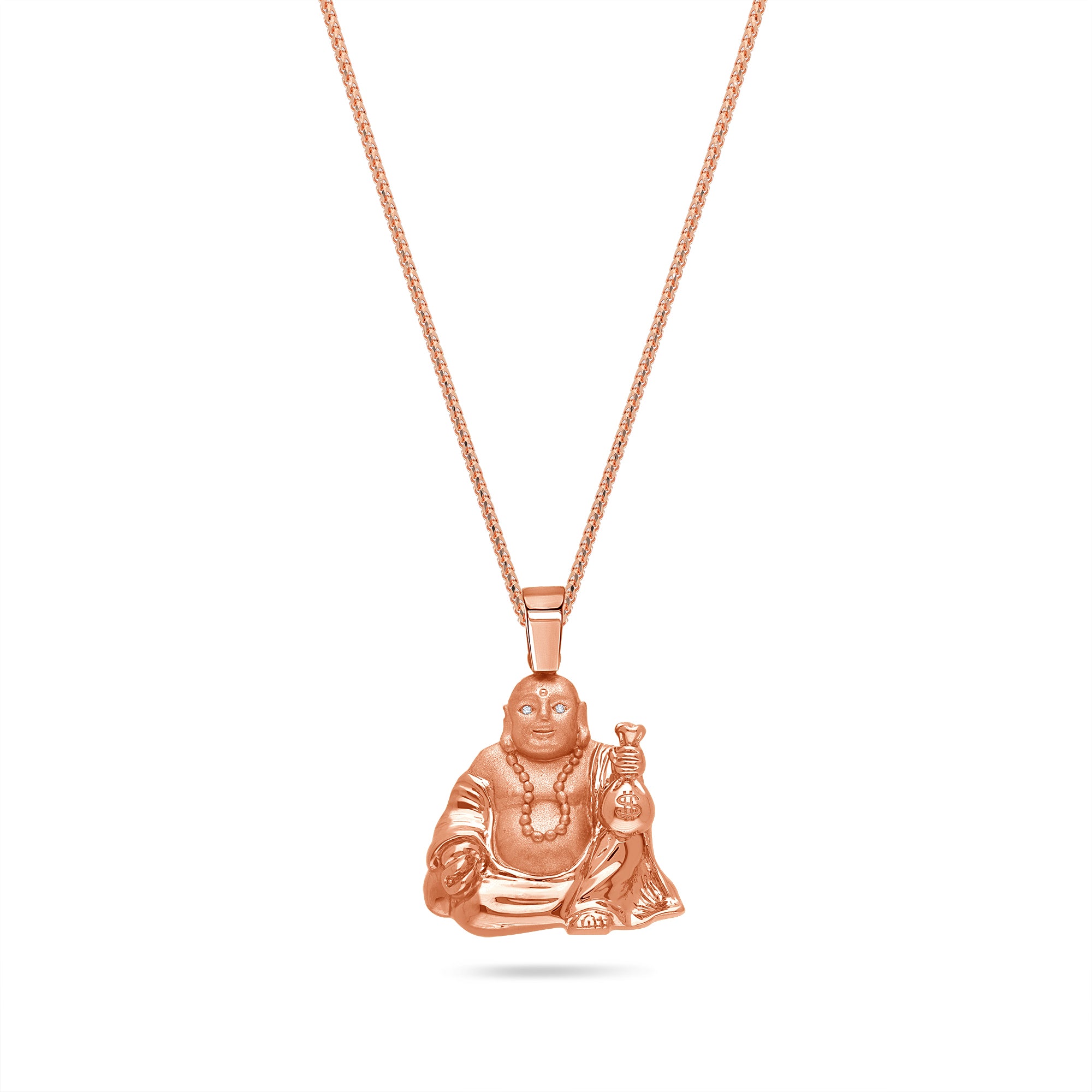 Buy M Men Style Religious Lord Buddha Meditating Yoga Buddhist Jewelry  Silver Steel Pendant Necklace Online at Best Prices in India - JioMart.