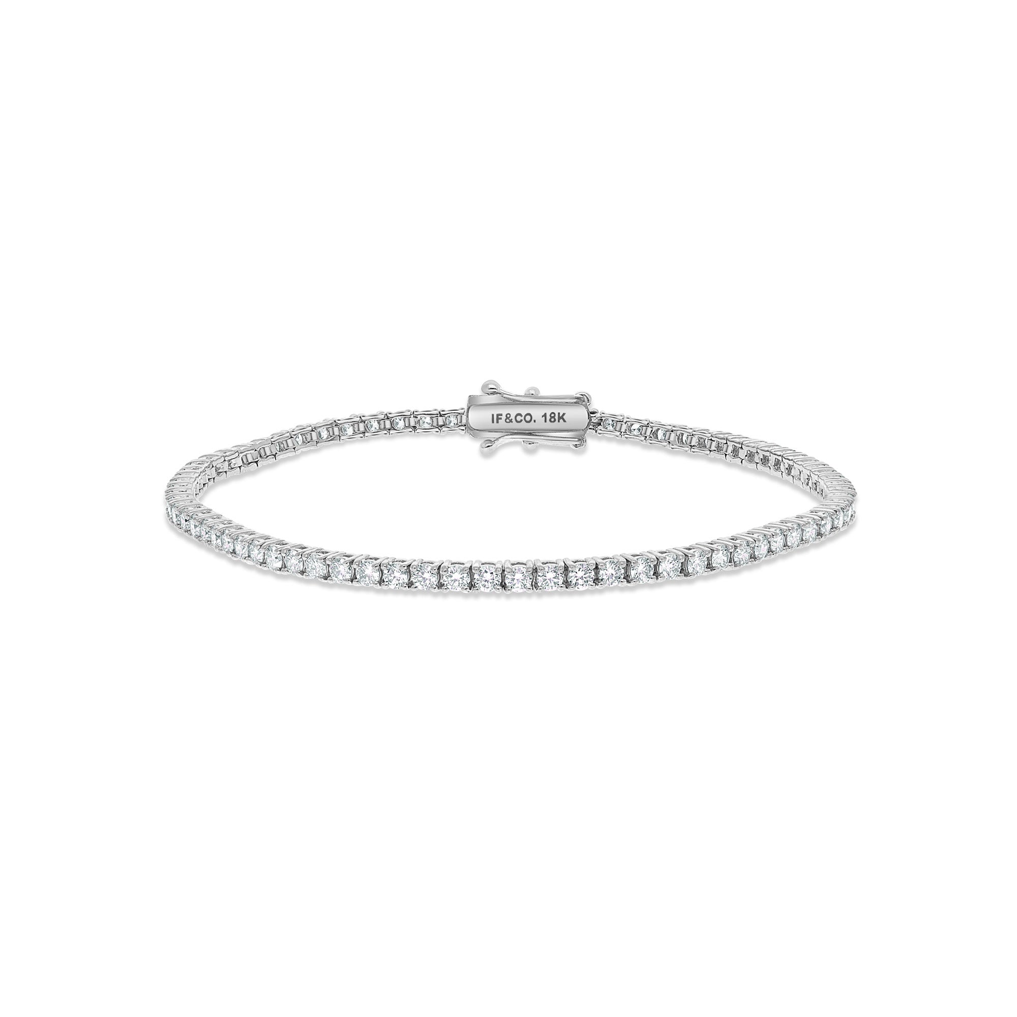 Vincent Diamond Tennis Bracelet (3-Point)