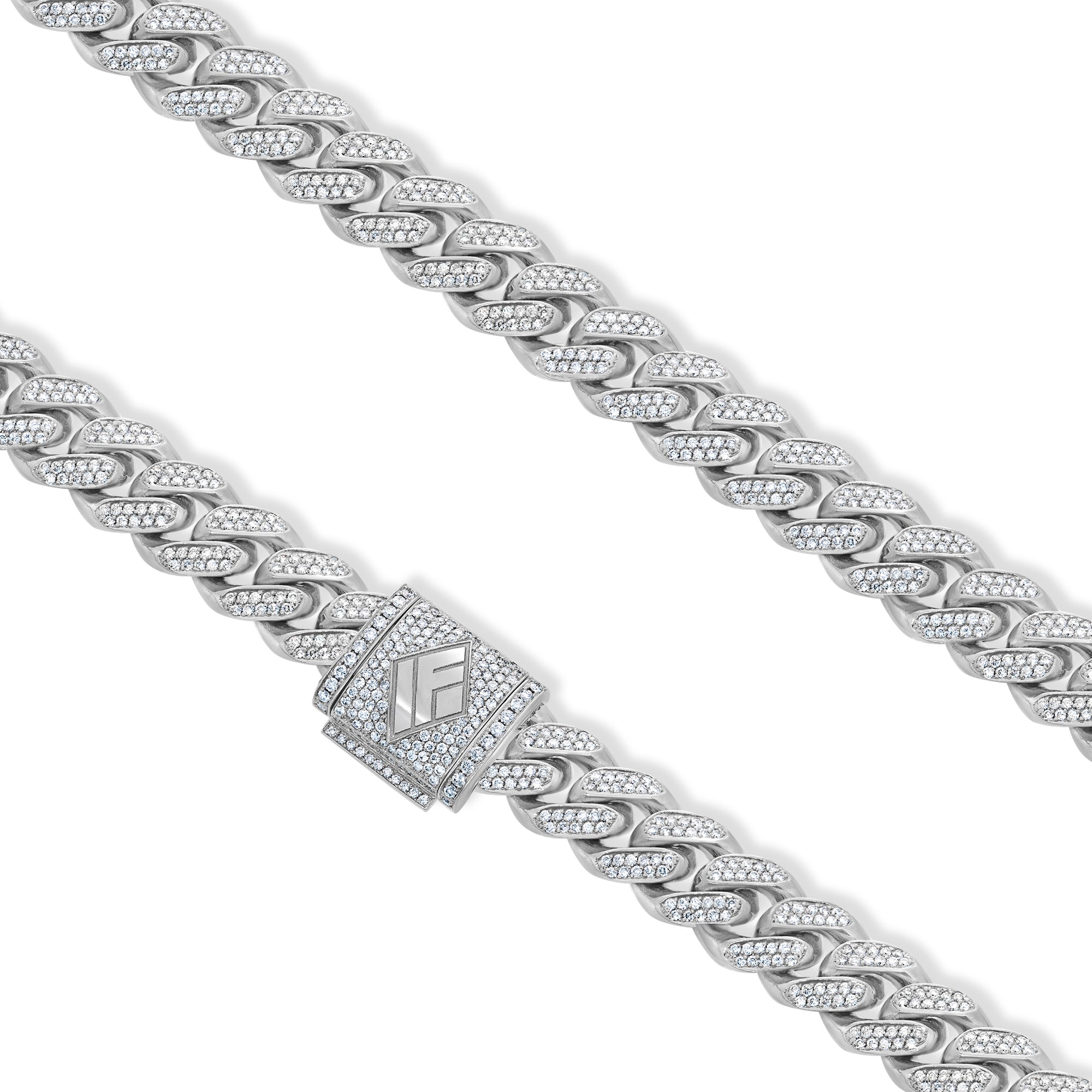 Hot 925 silver miami Cuban link chain 11mm