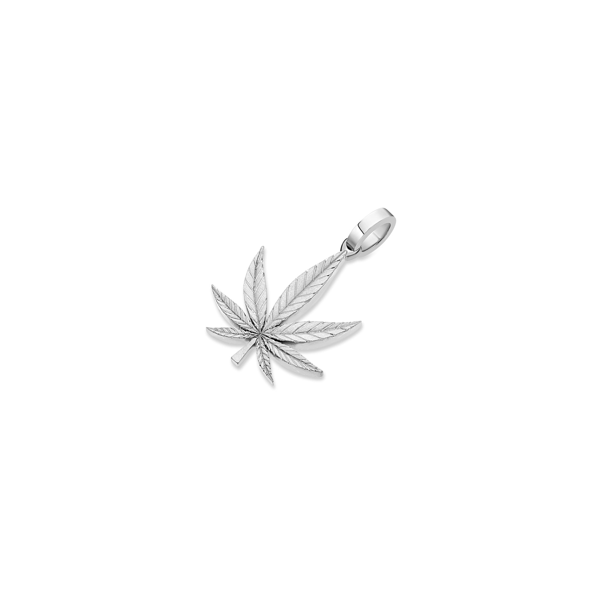 Real Cannabis leaf in silver, Cannabis leaf pendant deals FloraworldwideUS Follow