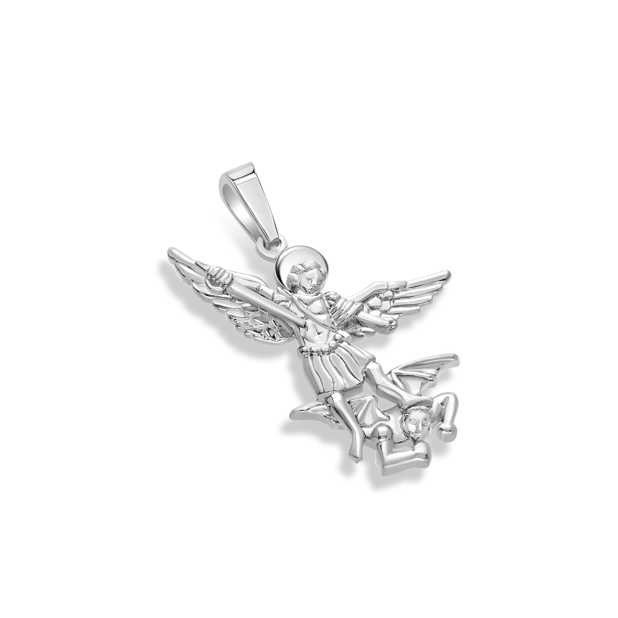 Micro Saint Michael Arch Angel Piece (Solid Gold)