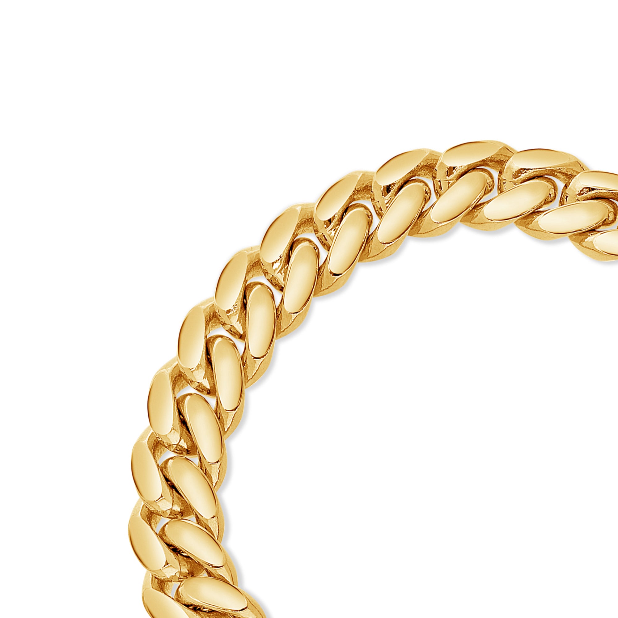 Gold Cuban Link Bracelet (10mm)