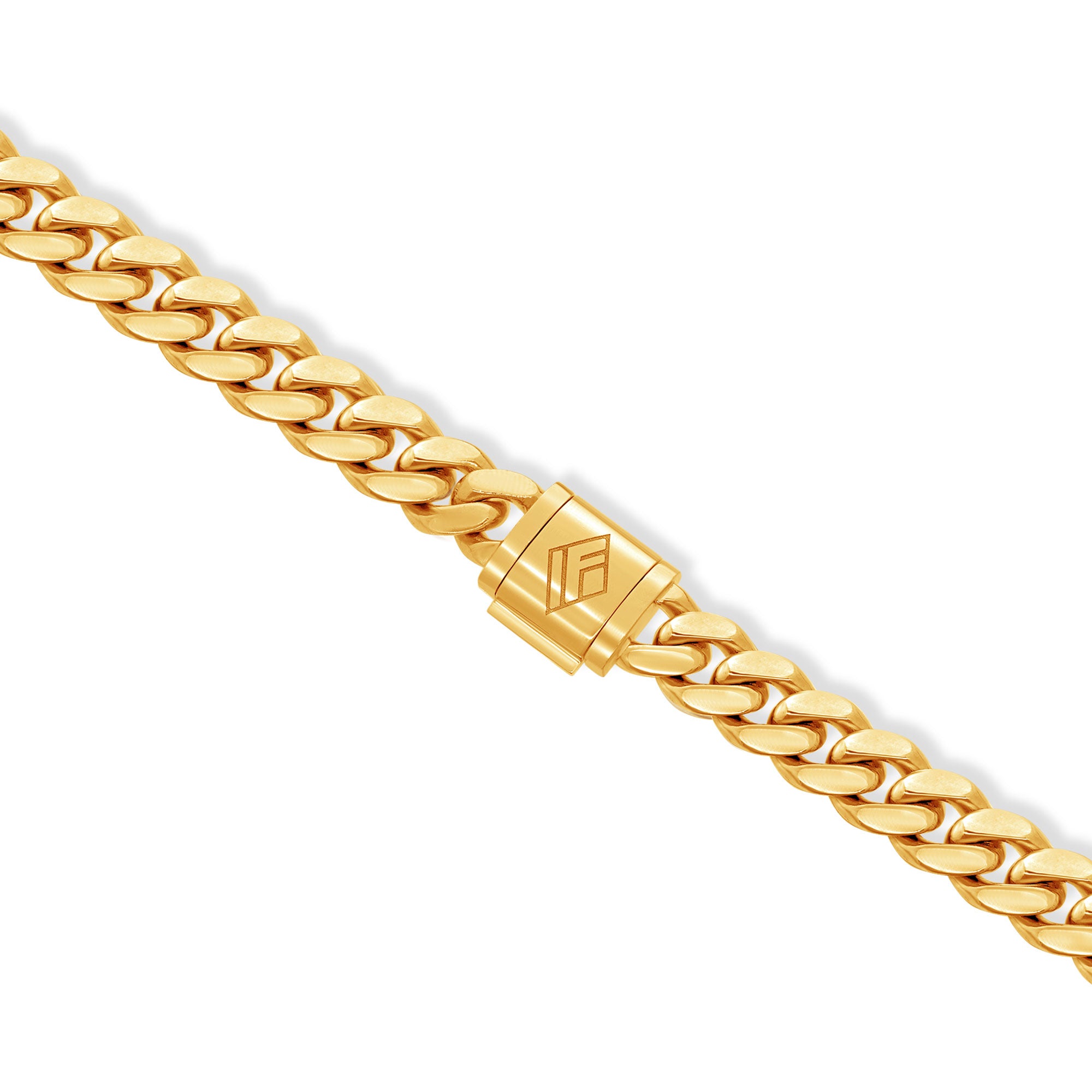 Gold Cuban Link Bracelet (9mm)