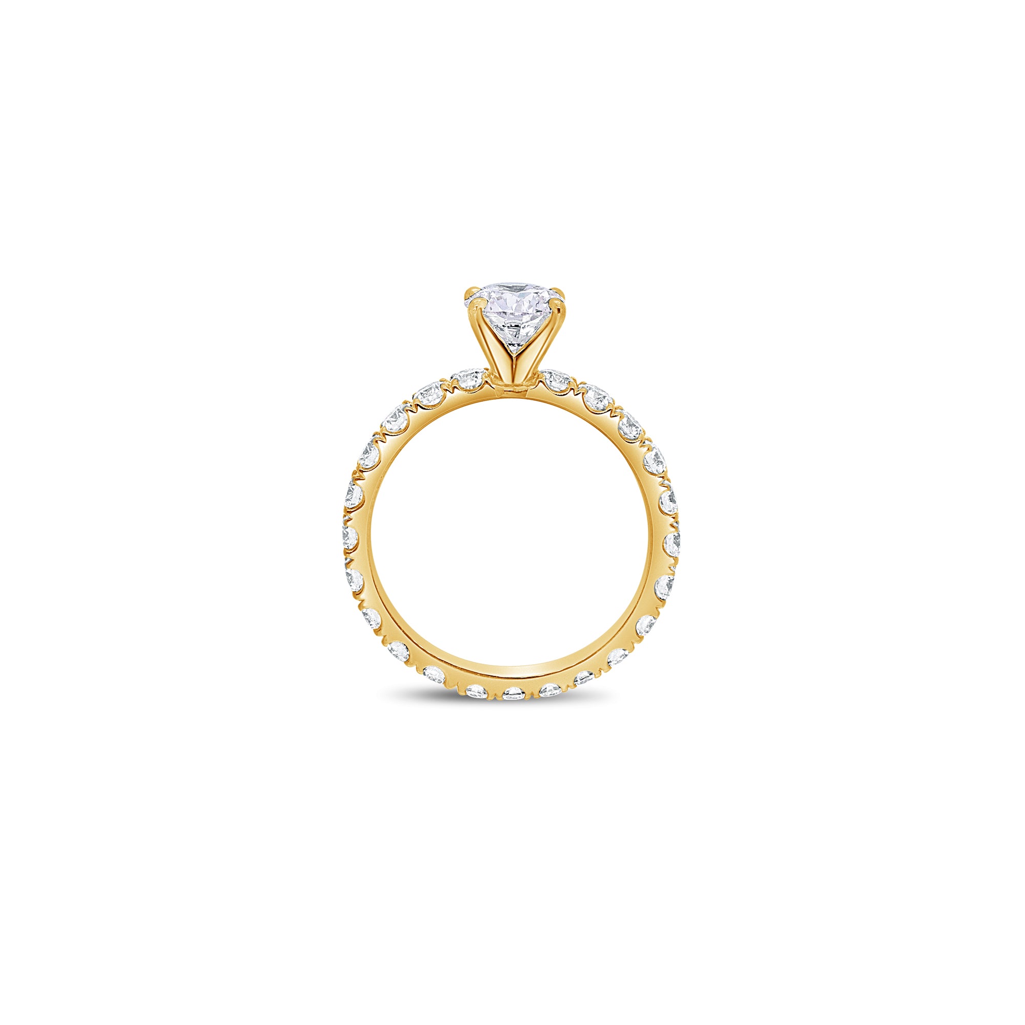 Elle Solitaire Engagement Ring (GIA Round 1.00ct)