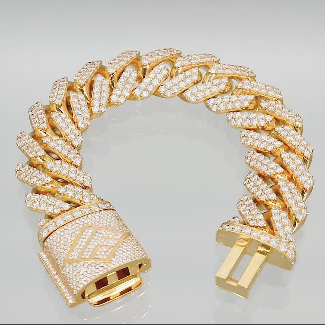 Gold Hollow Miami cuban link bracelets – Liry's Jewelry