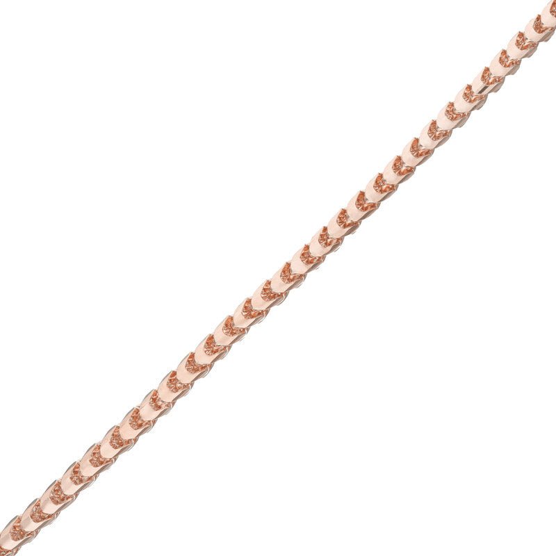 Rose gold deals franco bracelet