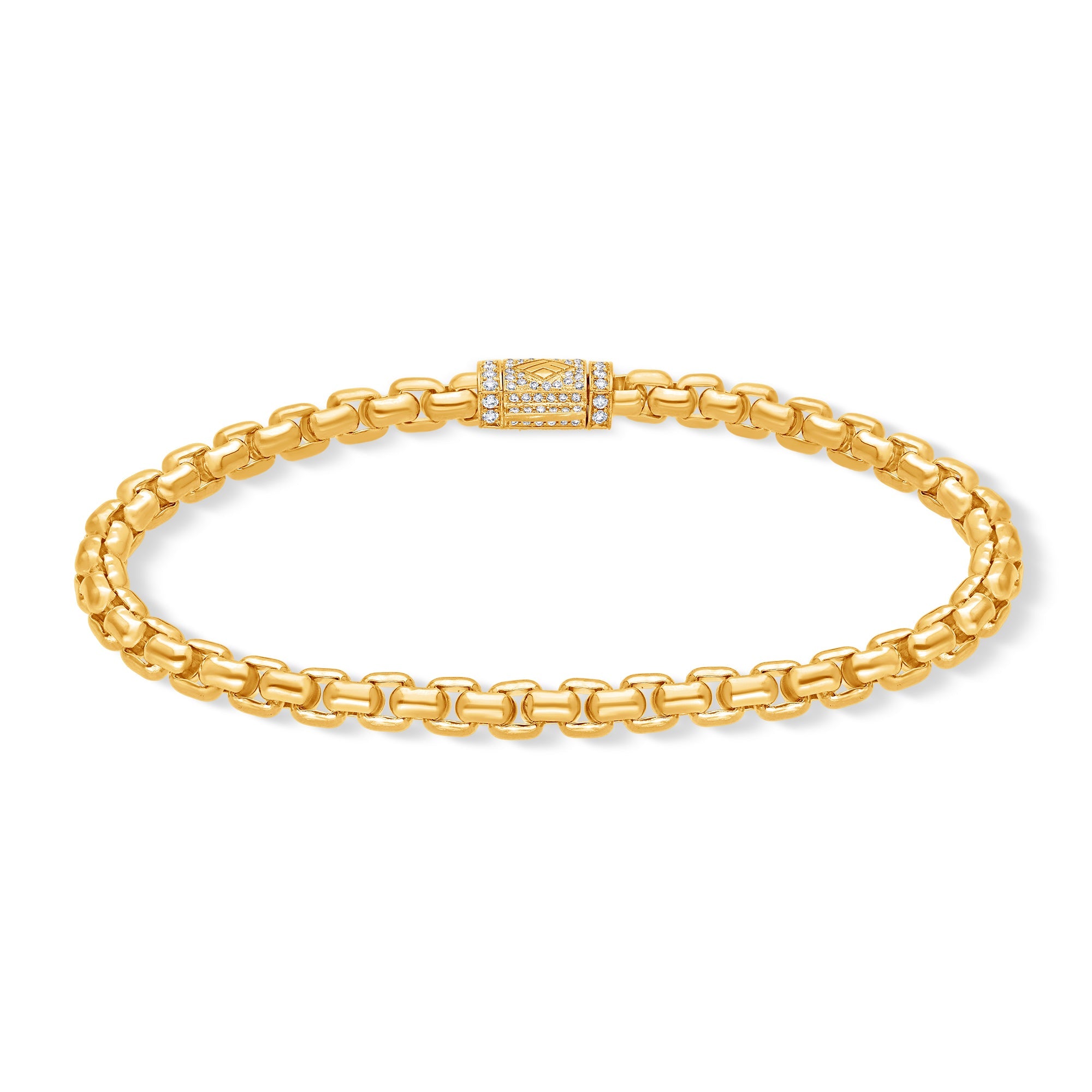 2024 Yellow gold14k(585) bracelet 1 mm wide handmade.1.3 g .18.5 plus 1.5 cm