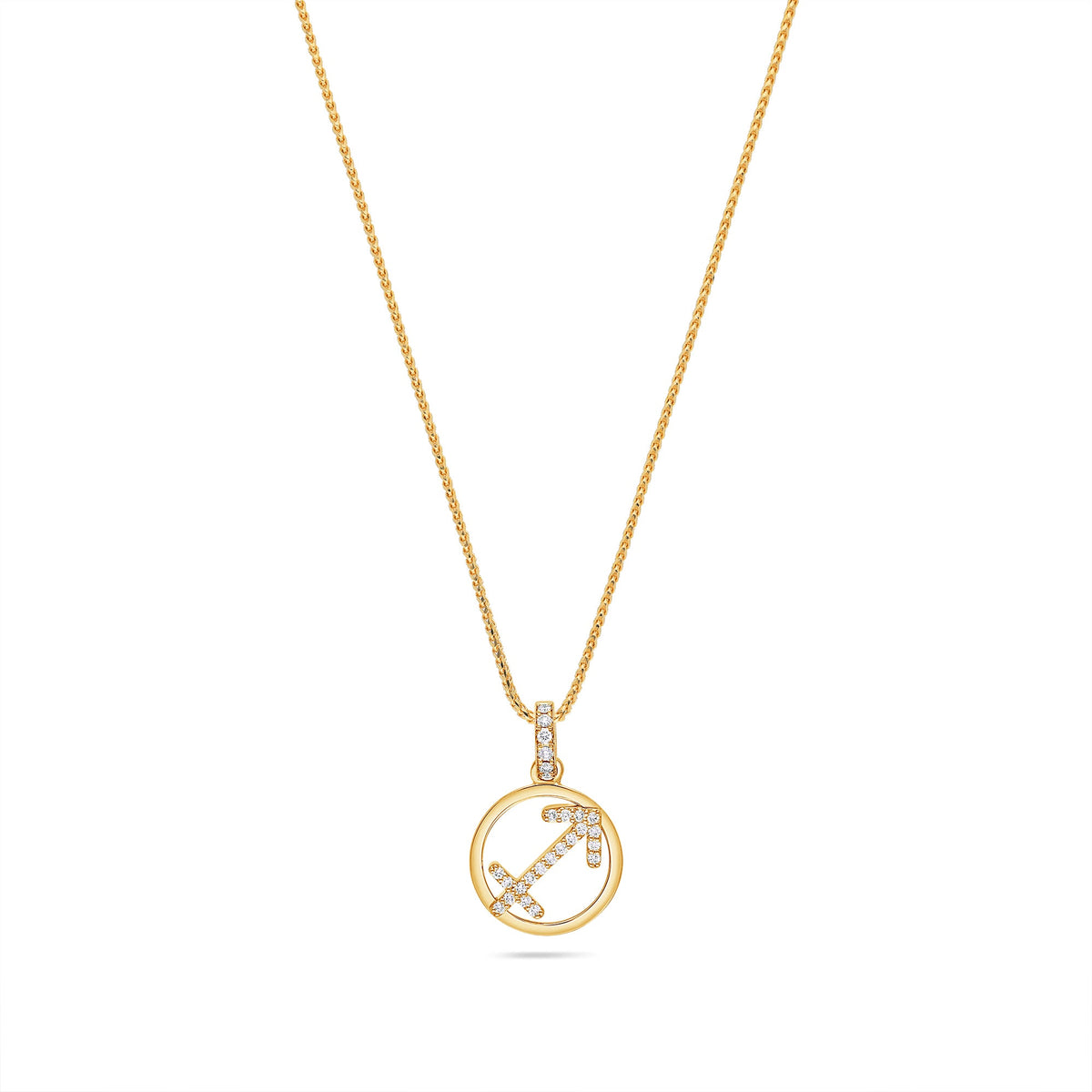 Nano Zodiac Necklace (Sagittarius) Diamond - - Necklace IF 