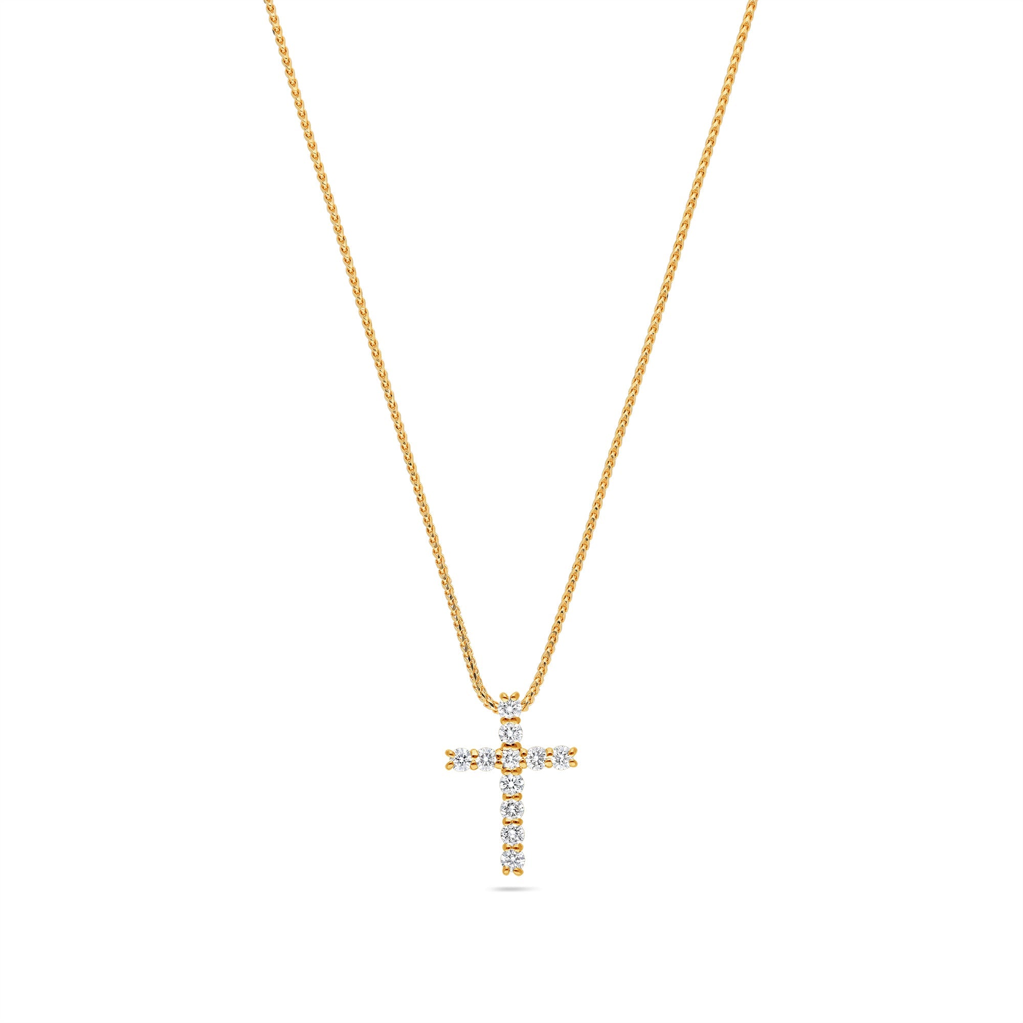 Hot Croxin luxury cross necklace with diamond